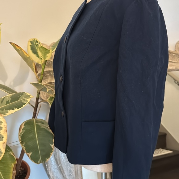 **Pendleton Vintage Navy Virgin Wool Coat** - Picture 2 of 6